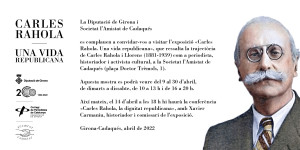 INVITACIÓ Carles Rahola a Cadaqués